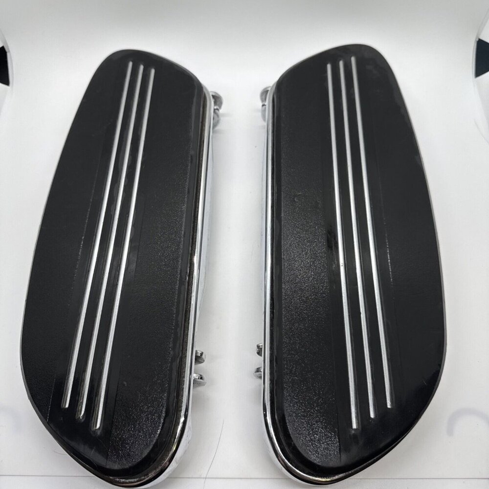 Harley Touring Road Glide Chrome Streamliner Left Right Floorboard Set 86-23